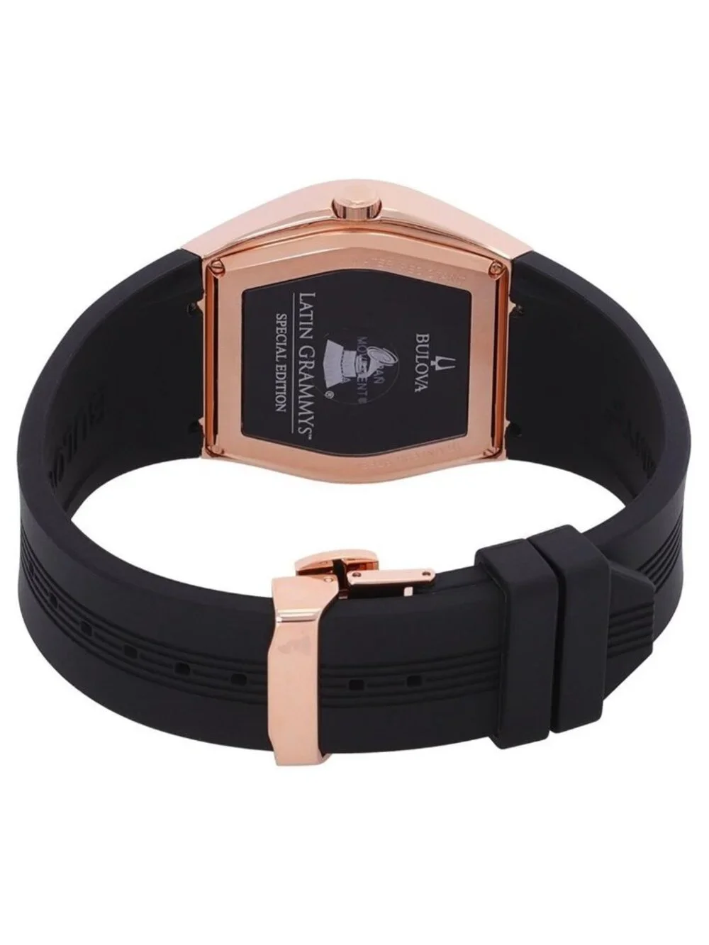 NWT Bulova Latin Grammy Men's Quartz Black Dial Watch